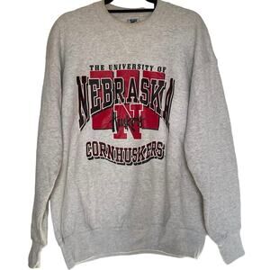Vintage 90s University of Nebraska Cornhuskers Crewneck Adult XL